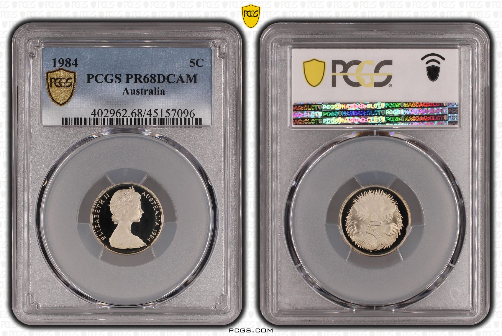 , Five Cent, 1984, PCGS PR68DCAM