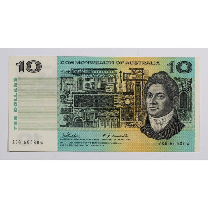 Star Replacement - Phillips/Randall, Ten Dollar, 1969 EF