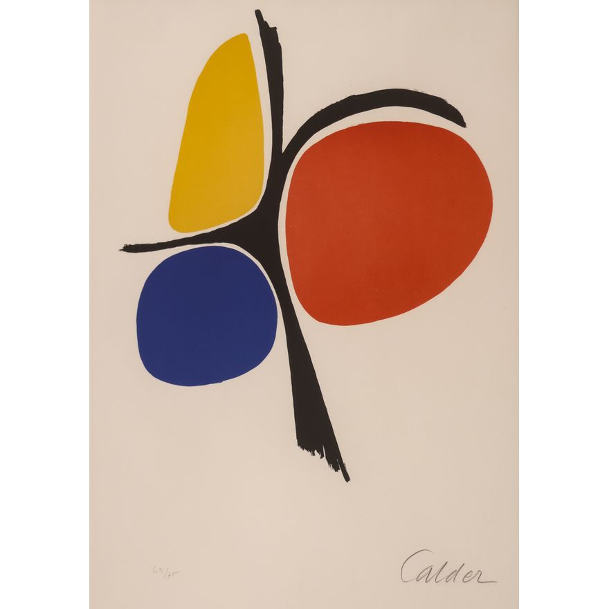 Alexander Calder ''Maison des Arts'' 1971 Lithograph