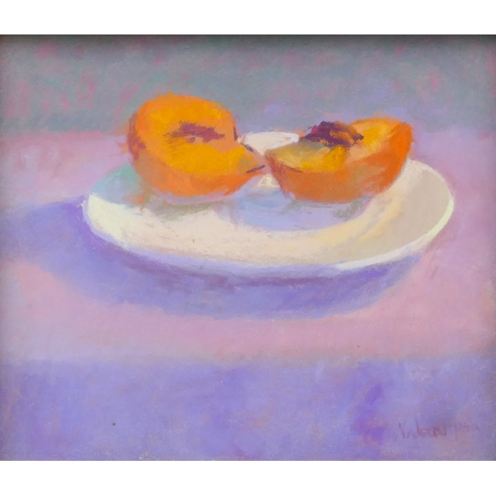 Rosalie Nadeau (20/21st Cent. MA) ''Fresh Cut'' Pastel Gilt