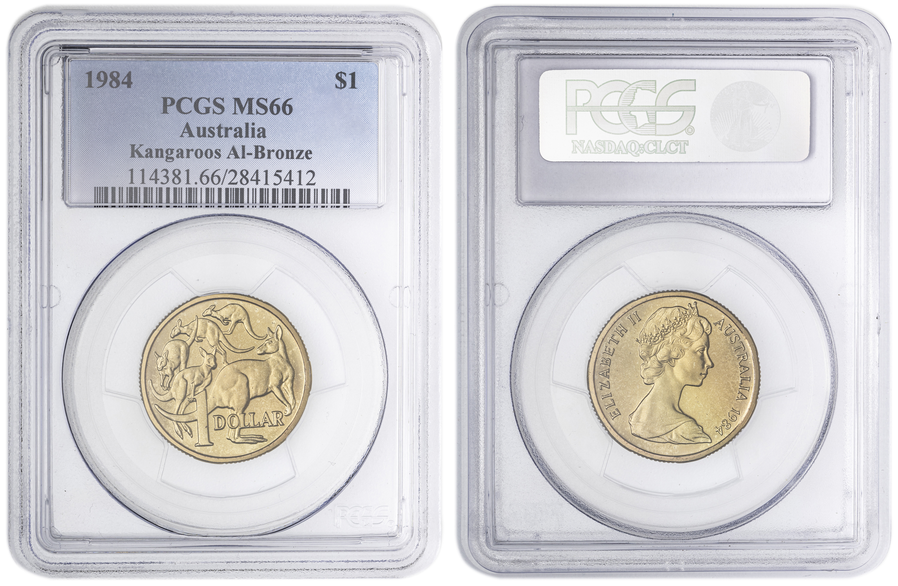 , One Dollar, 1984, PCGS MS66