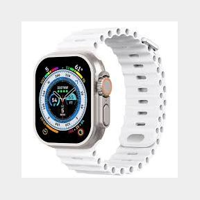 Watch Straps for Apple Watch Bands White Soft Silicone 38mm/40mm/41mm|Bar 9902128118357 - 51745/14328 SN B2 (S11)