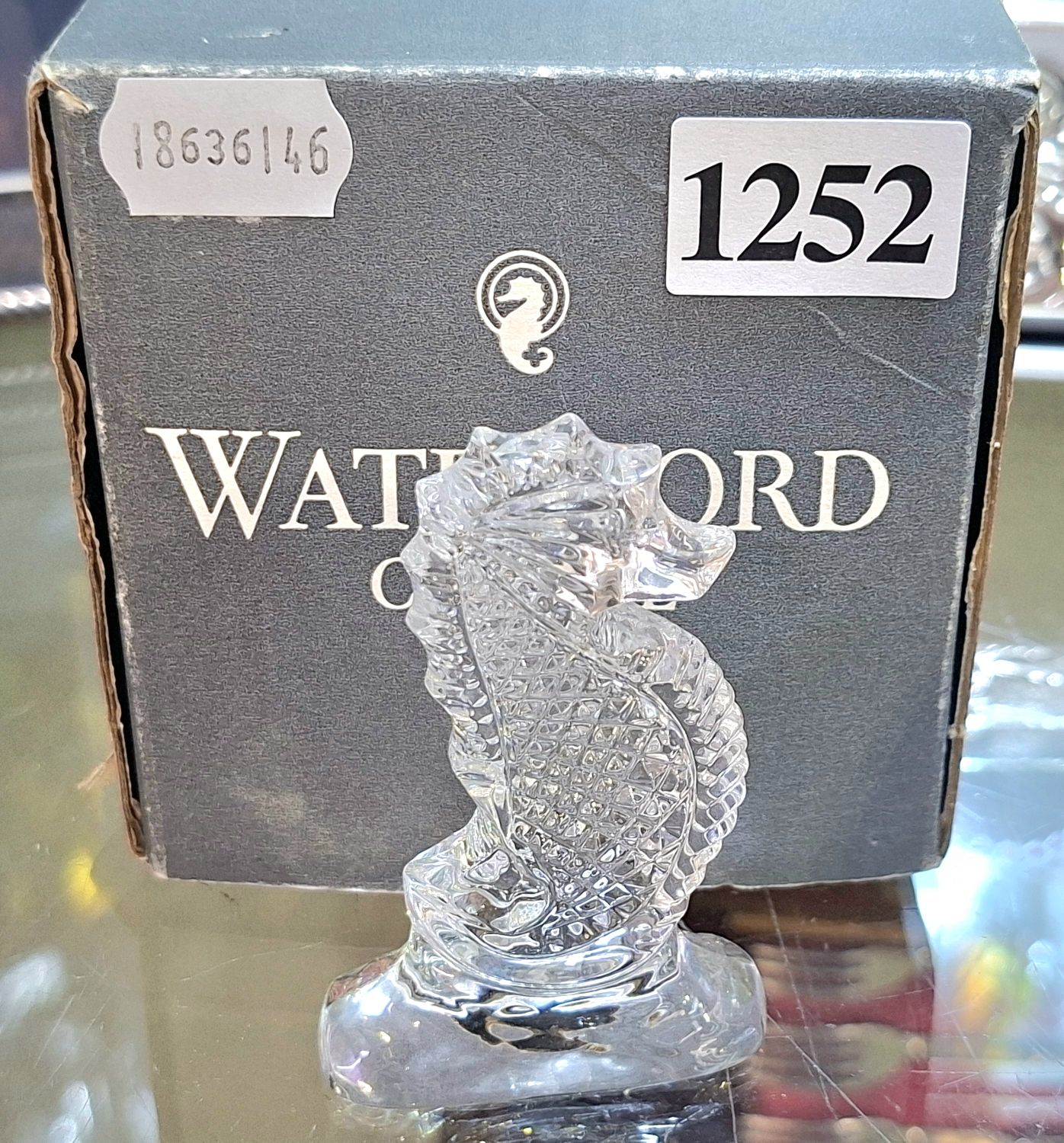Waterford Crystal Seahorse