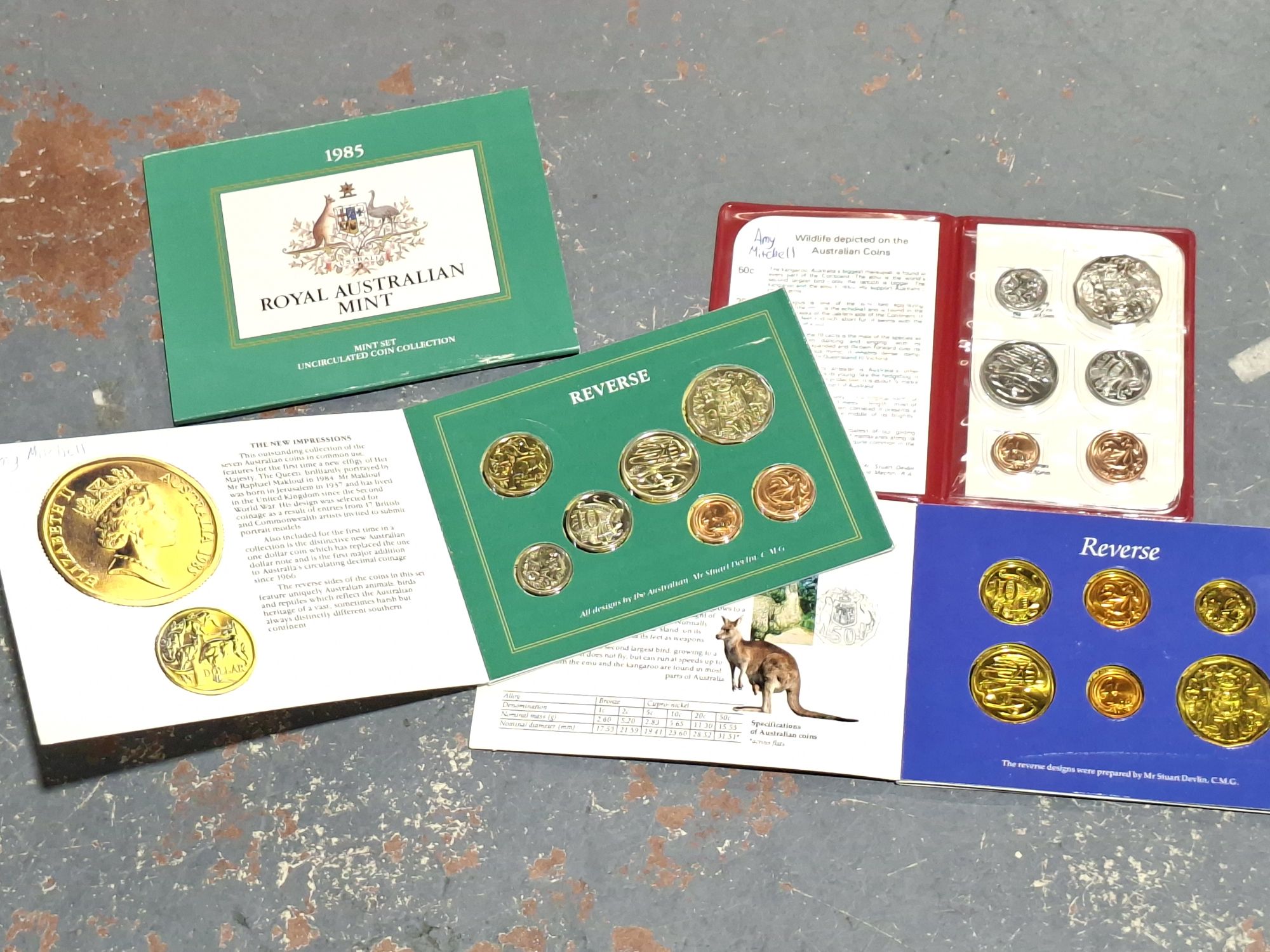 1387 · ROYAL AUSTRALIAN MINT COIN SETS