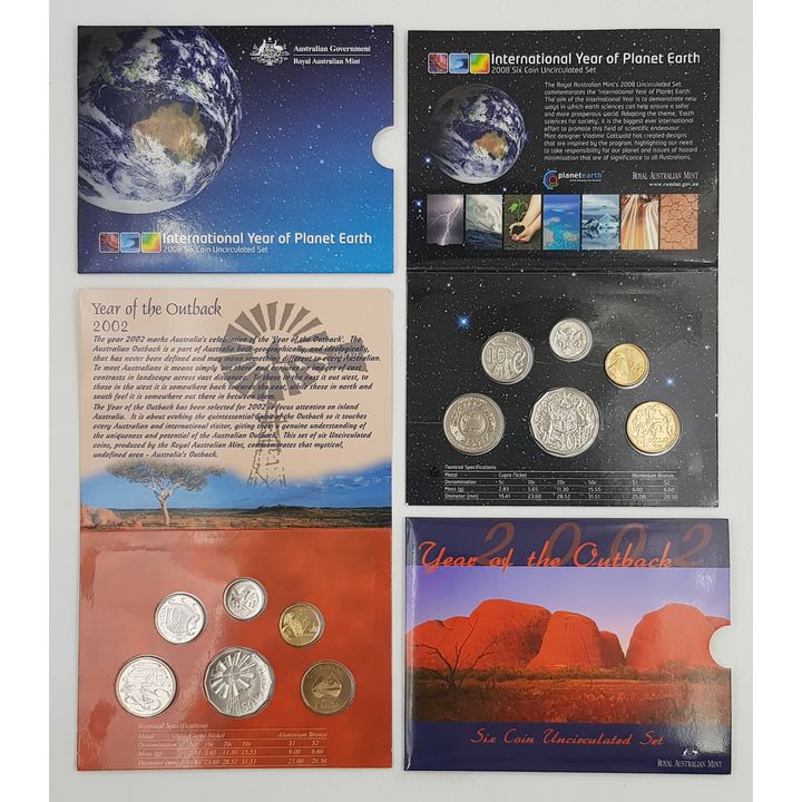 Unc. Coin Set (x2)