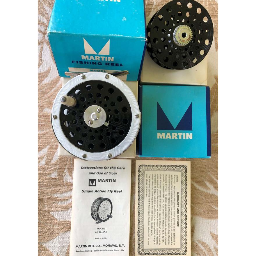 Martin 67A Fly Reel - Boxed with Extra Spool