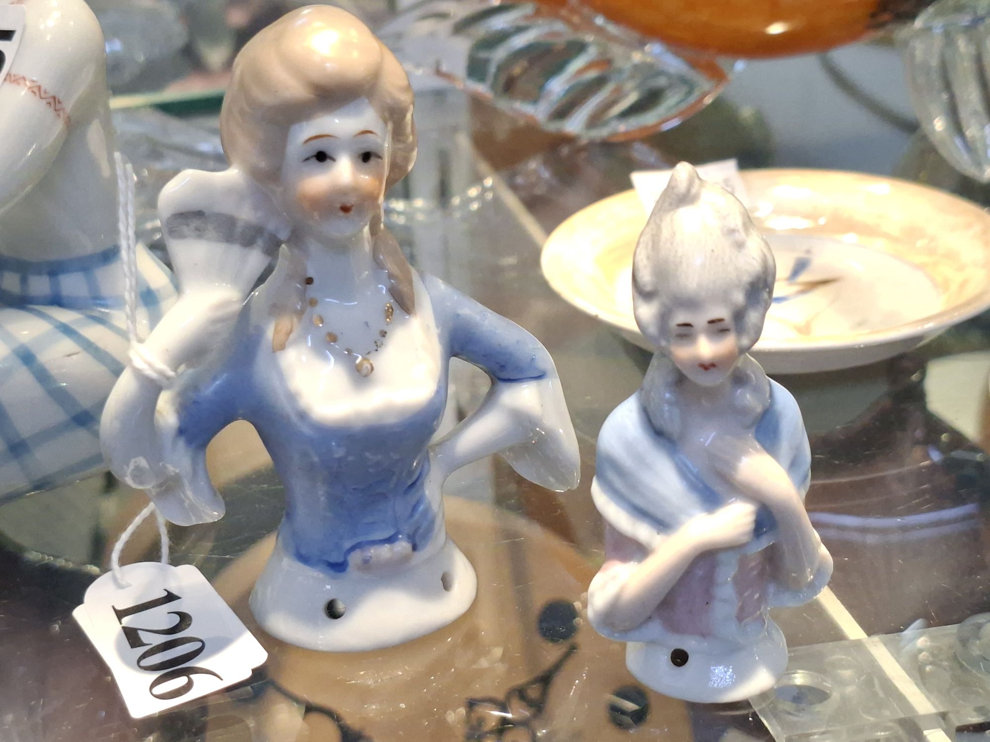 1206 · CERAMIC HALF DOLLS