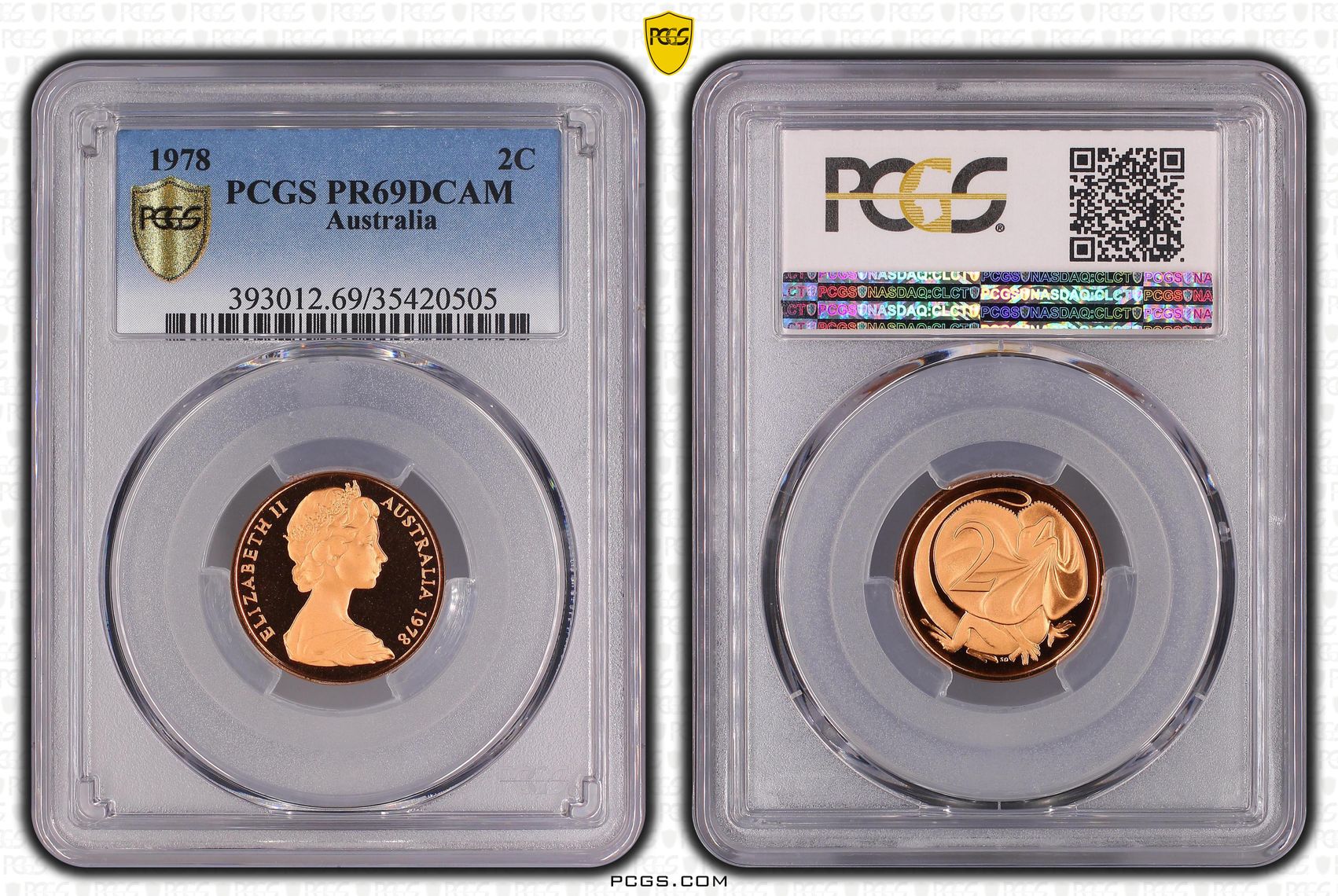 Two Cent, 1978, Pcgs Pr69dcam
