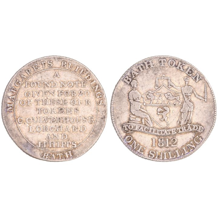 Great Britain, Somerset, Shilling, 1812, VF