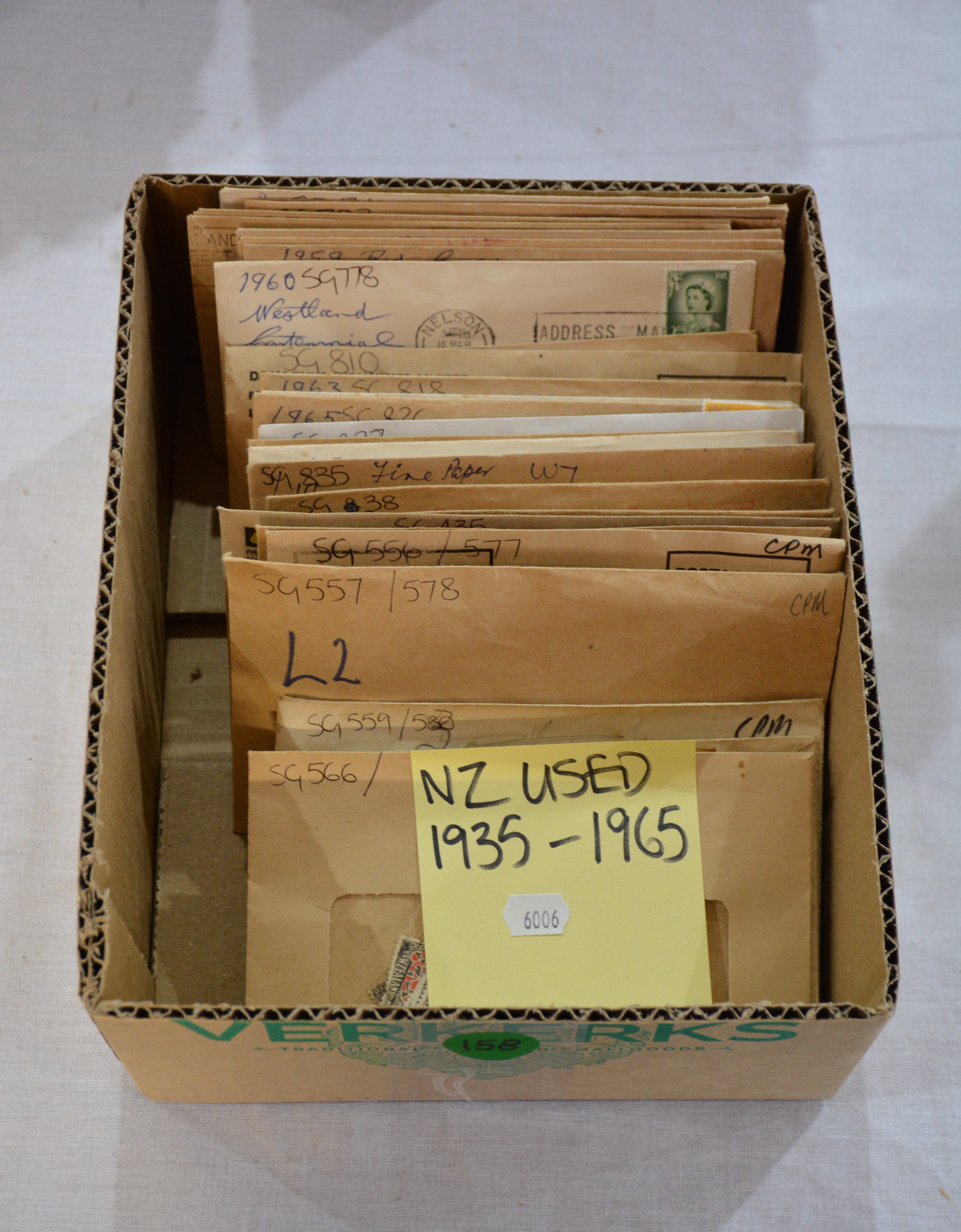 New Zealand Used Stamps 1935-1965 — sold at auction in New Zealand for $15