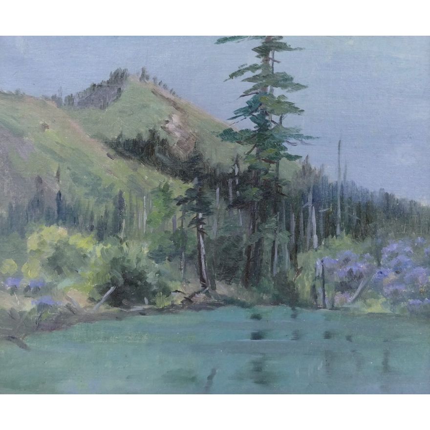 Eva Ford Cline ''Northwest Landscape'' Oil