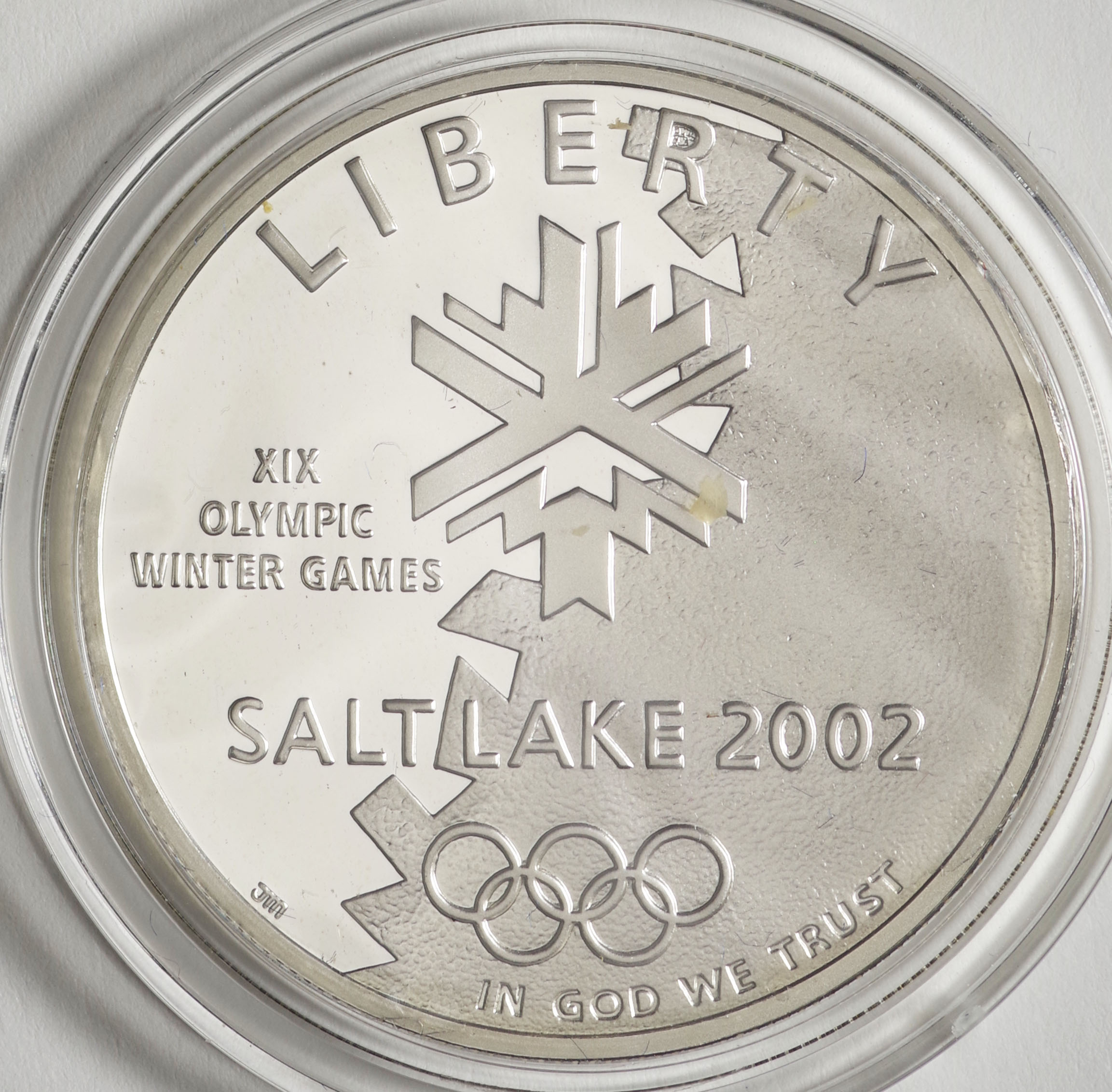アメリカ-USA ソルトレイク冬季オリンピック記念 1ドル銀貨 2002年