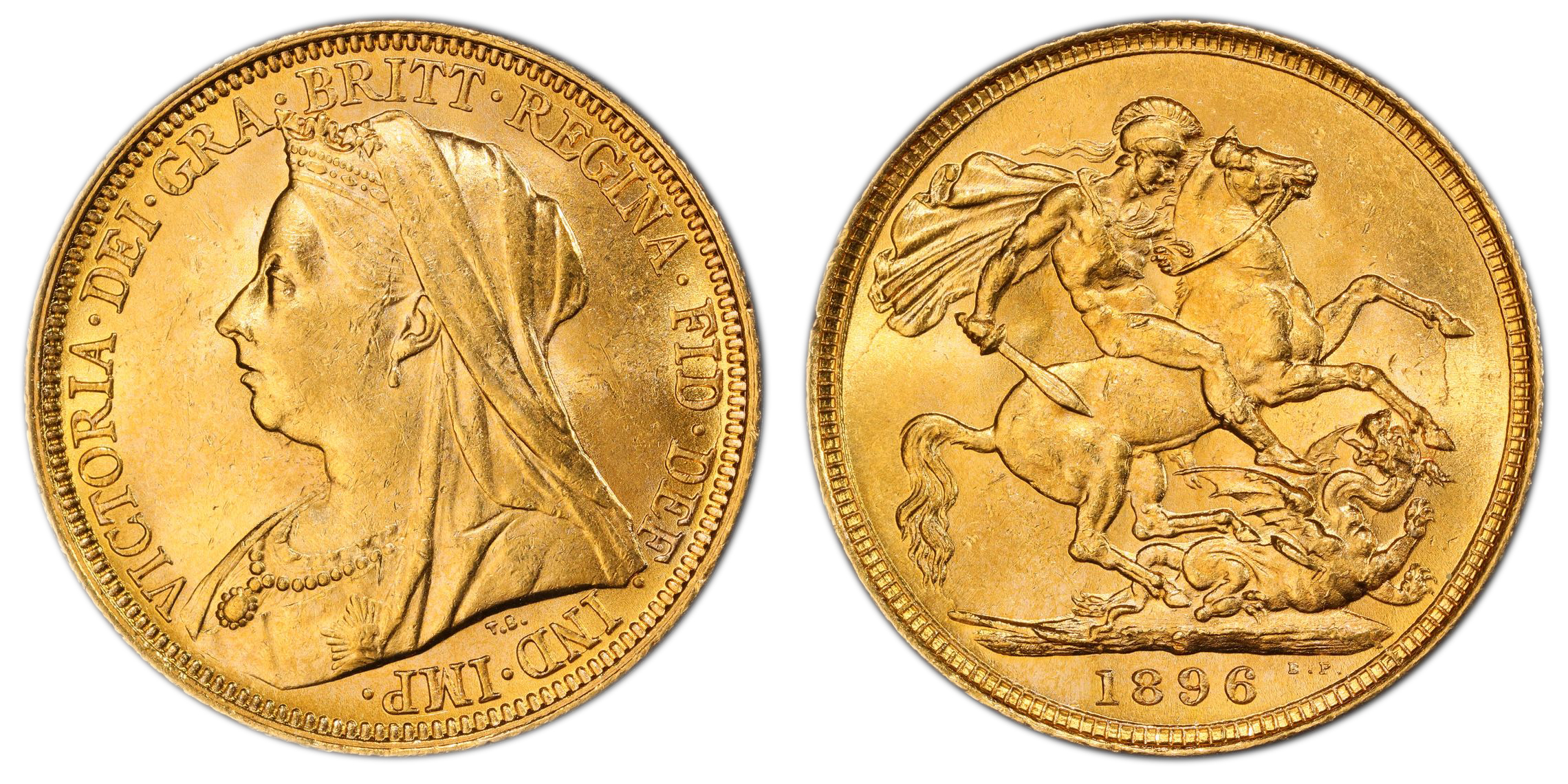 Victoria, Sovereign, 1896-S, PCGS MS63