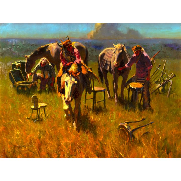 Dan Mieduch (1947- ), Curious Treasures, 2019