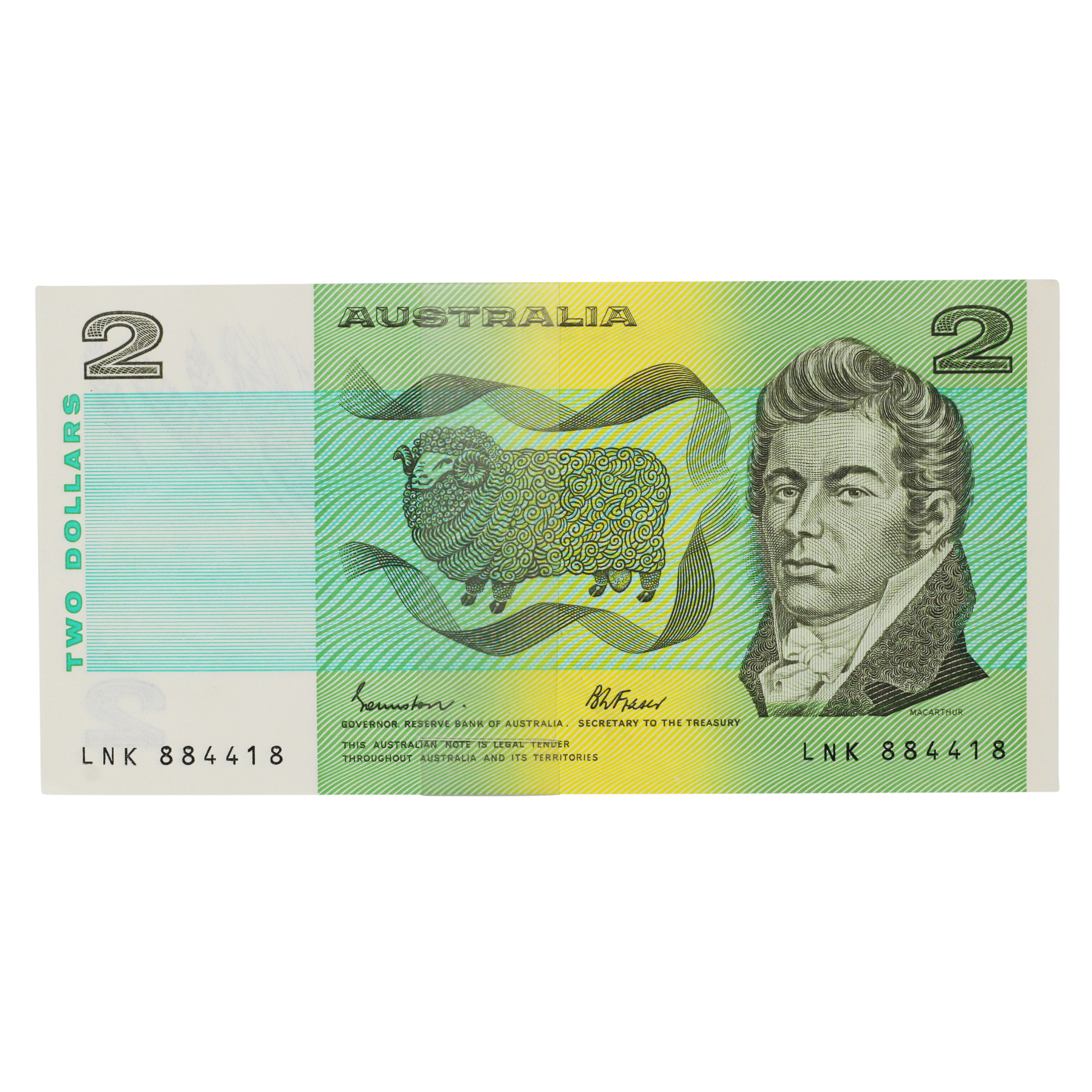 1984. · Elizabeth II, Two Dollars, 1985, UNC