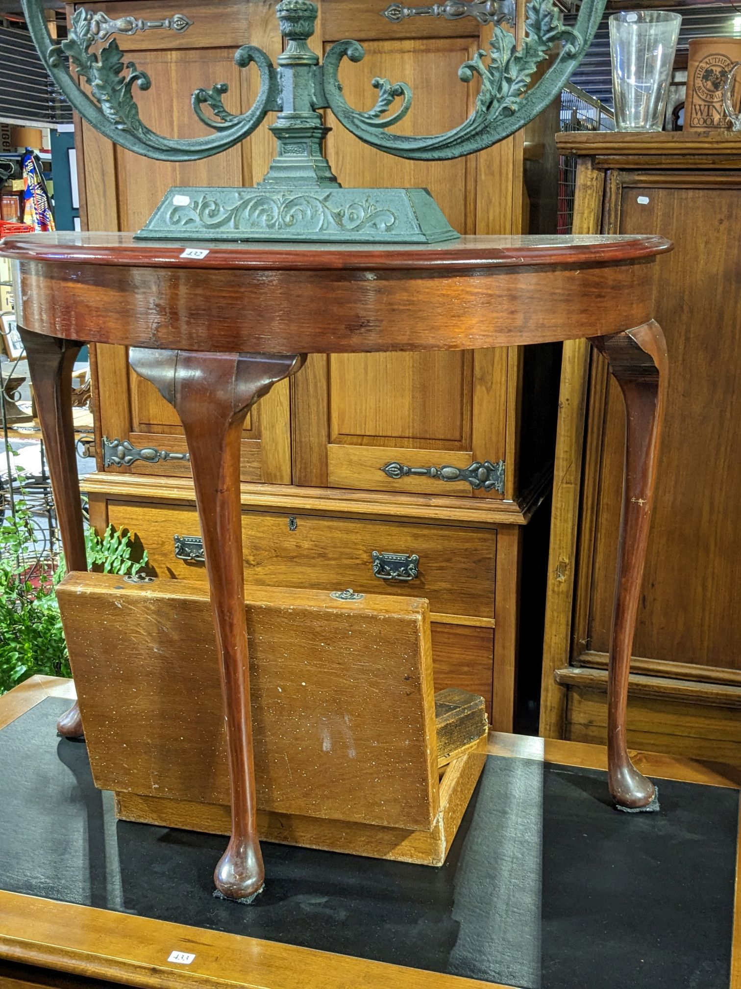 HALF ROUND HALL TABLE Small and Whitfield