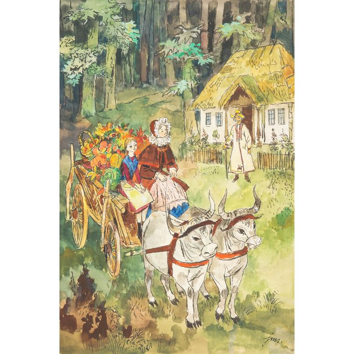 Jan Marcin Szancer | Ilustracja do "Bardzo dziwnych opowieści" Ewy Szelburg-Zarembiny