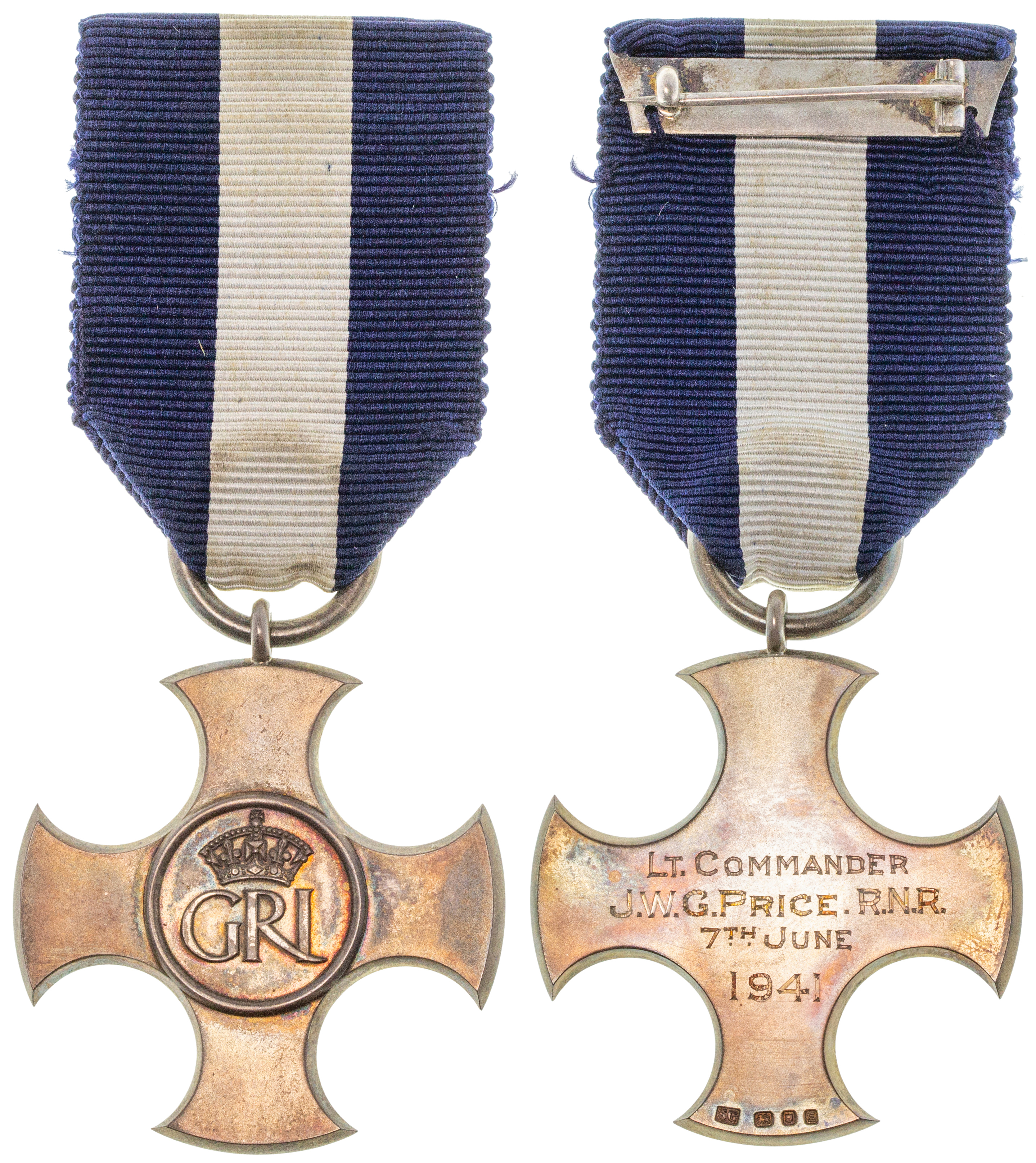 Great Britain, Distinguished Service Cross, 1939-1945, EF