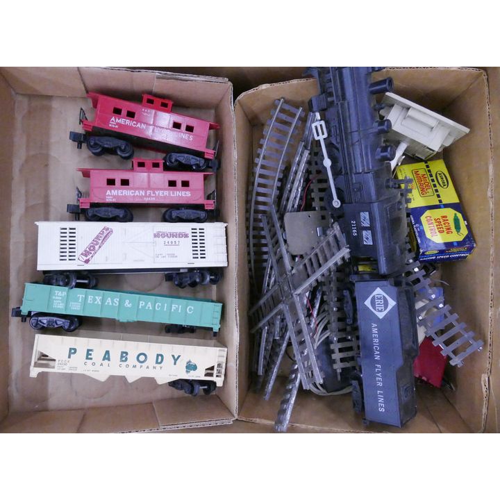 Vintage American Flyer Train Set with Track