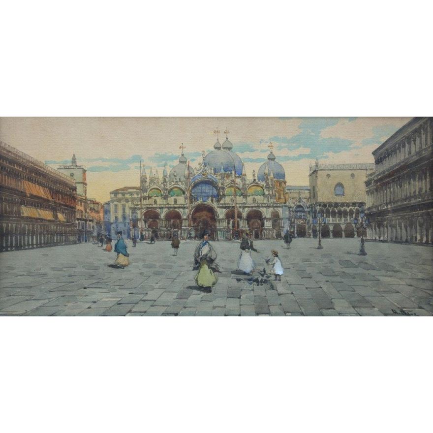 A. Augustus Neve | Plac Św. Marka w Wenecji