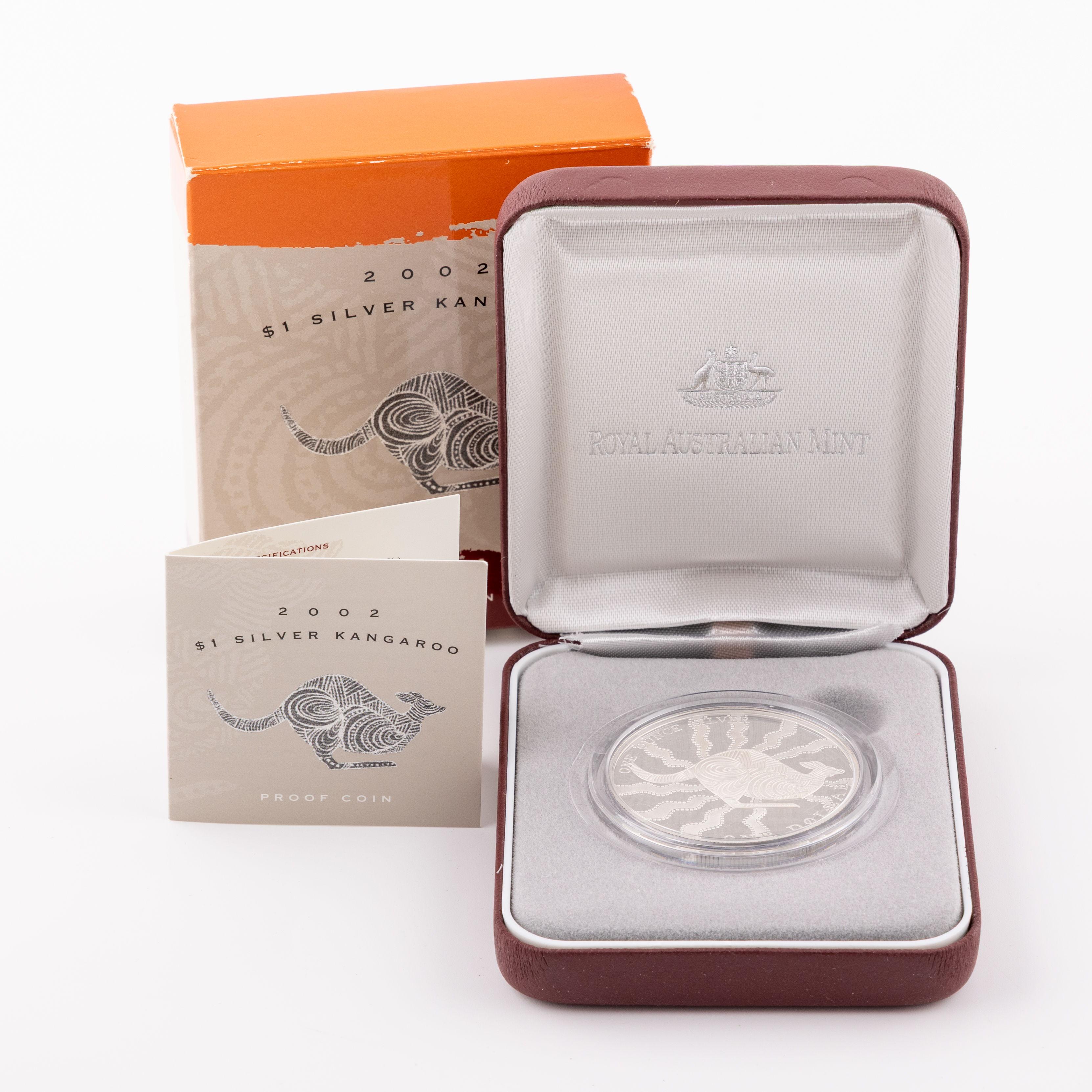 Elizabeth II, RAM - Silver Kangaroo, One Dollar, 2002, FDC