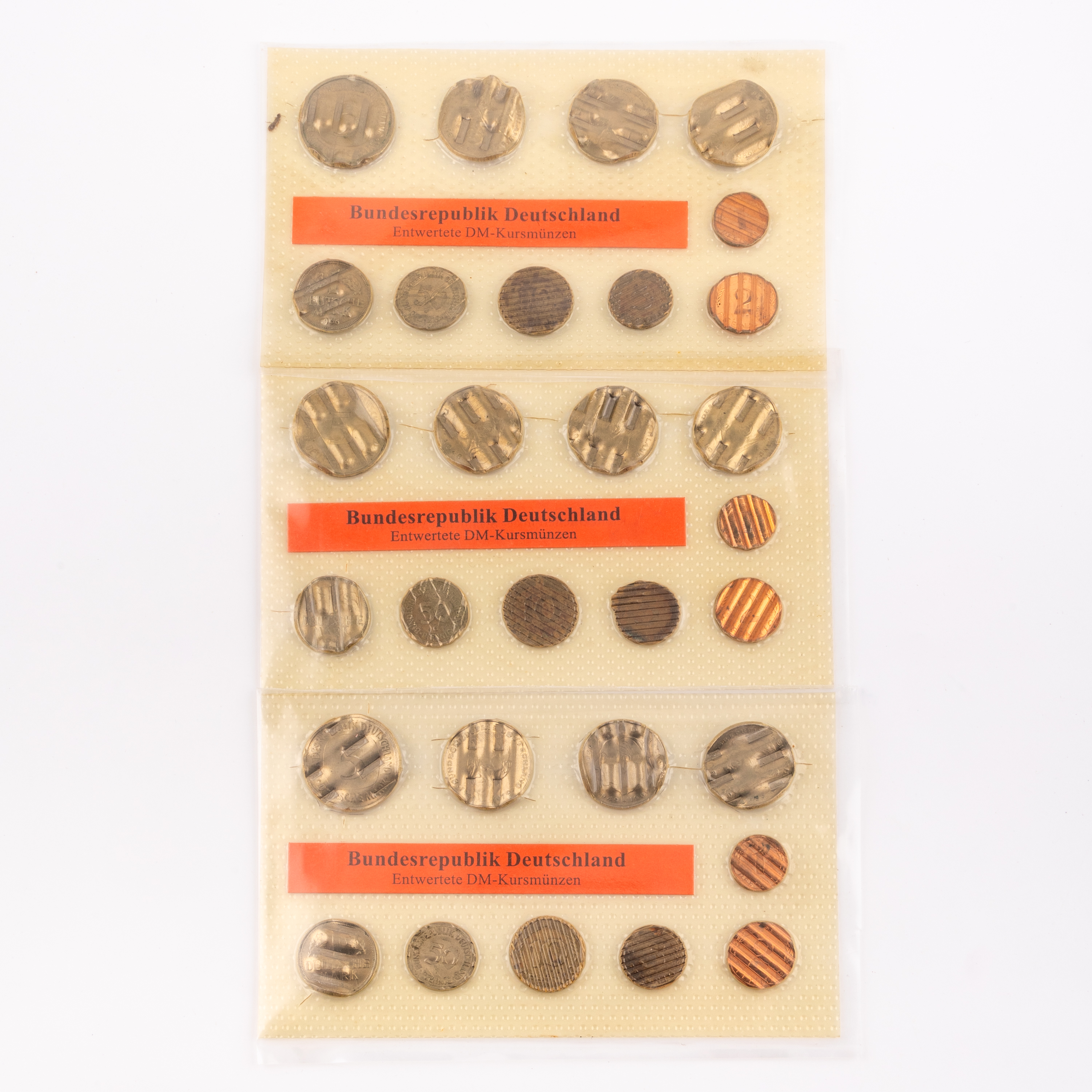 Germany, Bundesrepublik Cancelled Waffle Set, UNC
