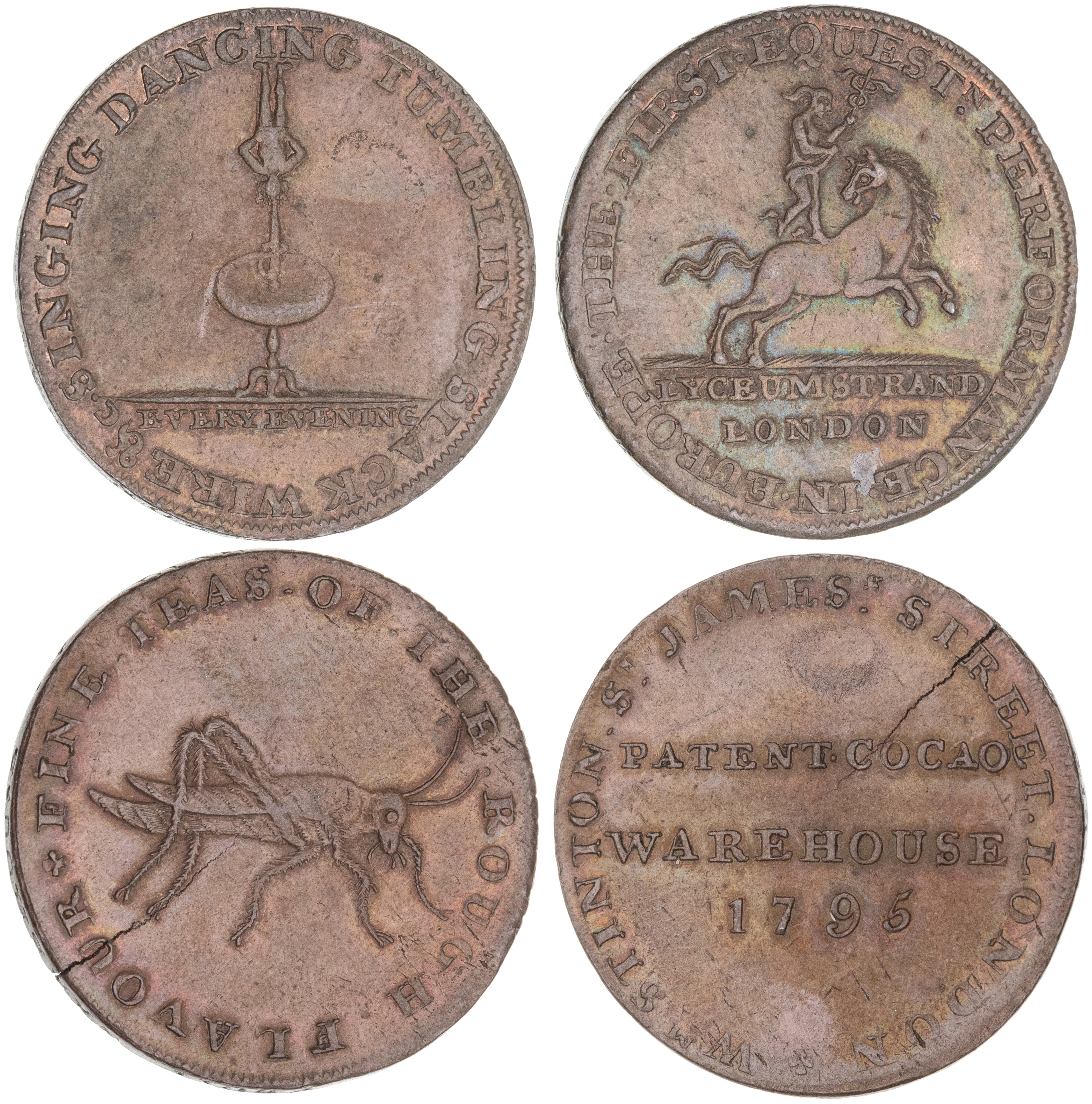 Great Britain, Halfpenny, 1795, EF