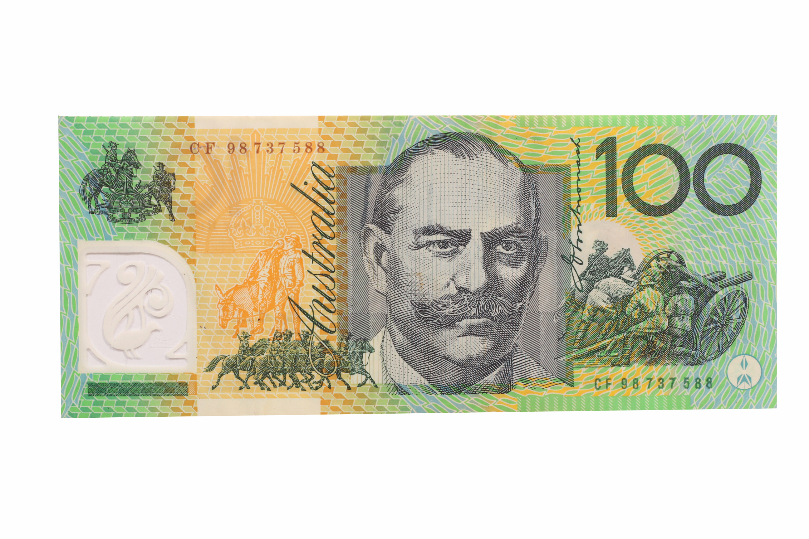 2334. · MacFarlane/Evans, One Hundred Dollars,  1998, gEF