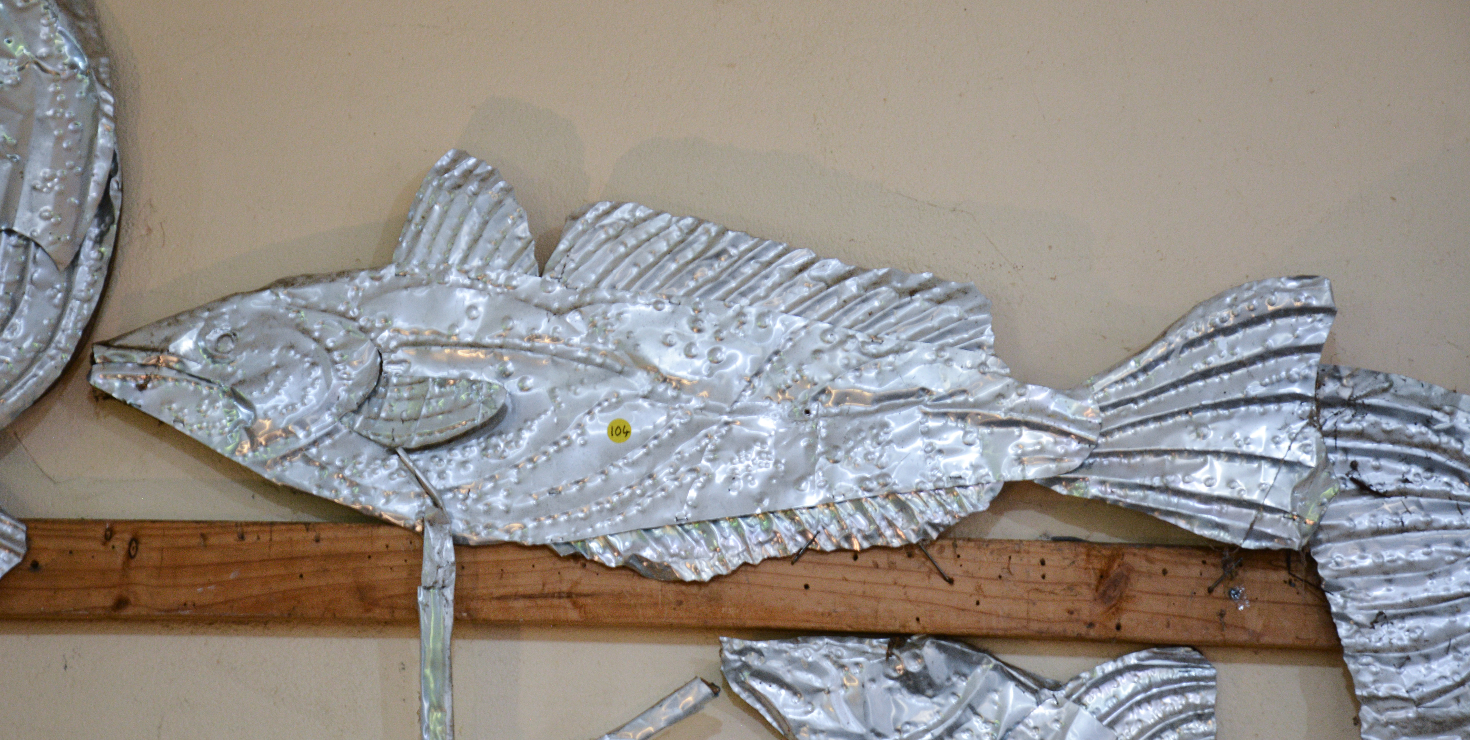 Large Aluminium Fish Wall Art — NZ auction result