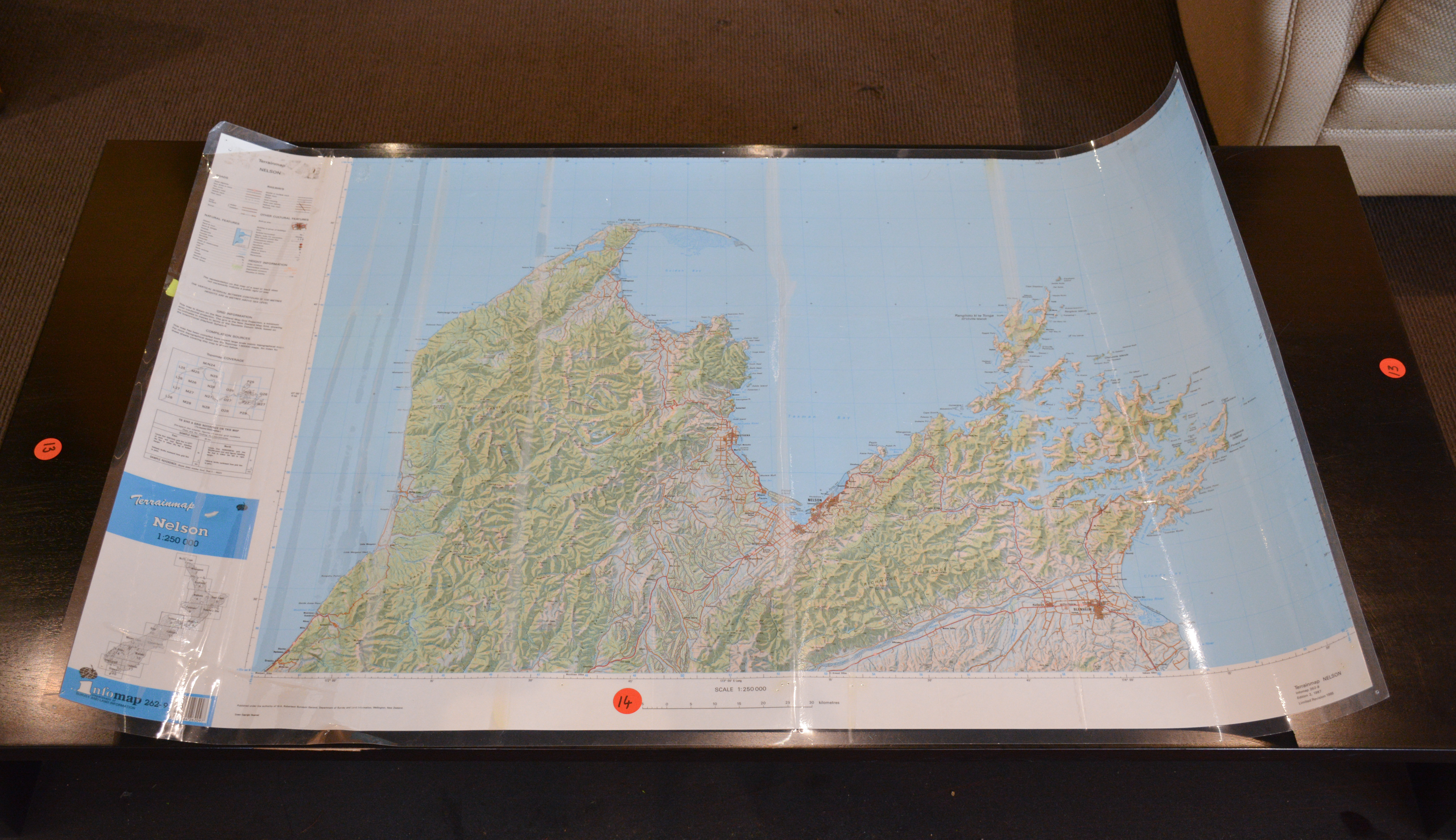 Top of the South Island Map — sold at auction in New Zealand for $25