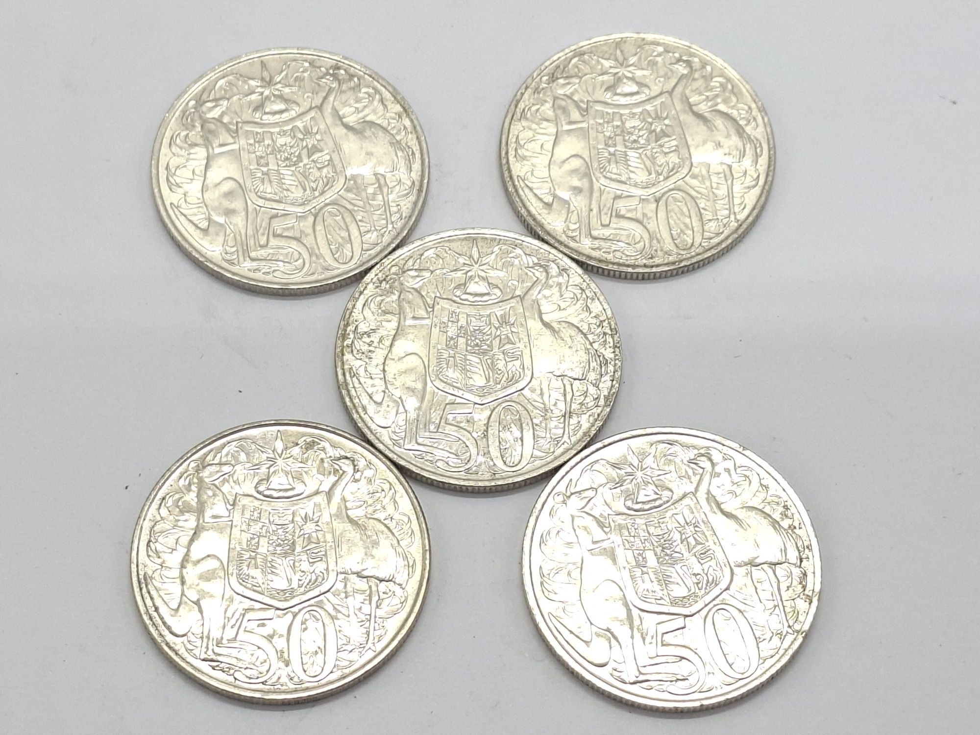 1966 Australian 50c Coins