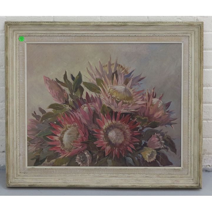 LUCY M. WILES - OIL ON BOARD