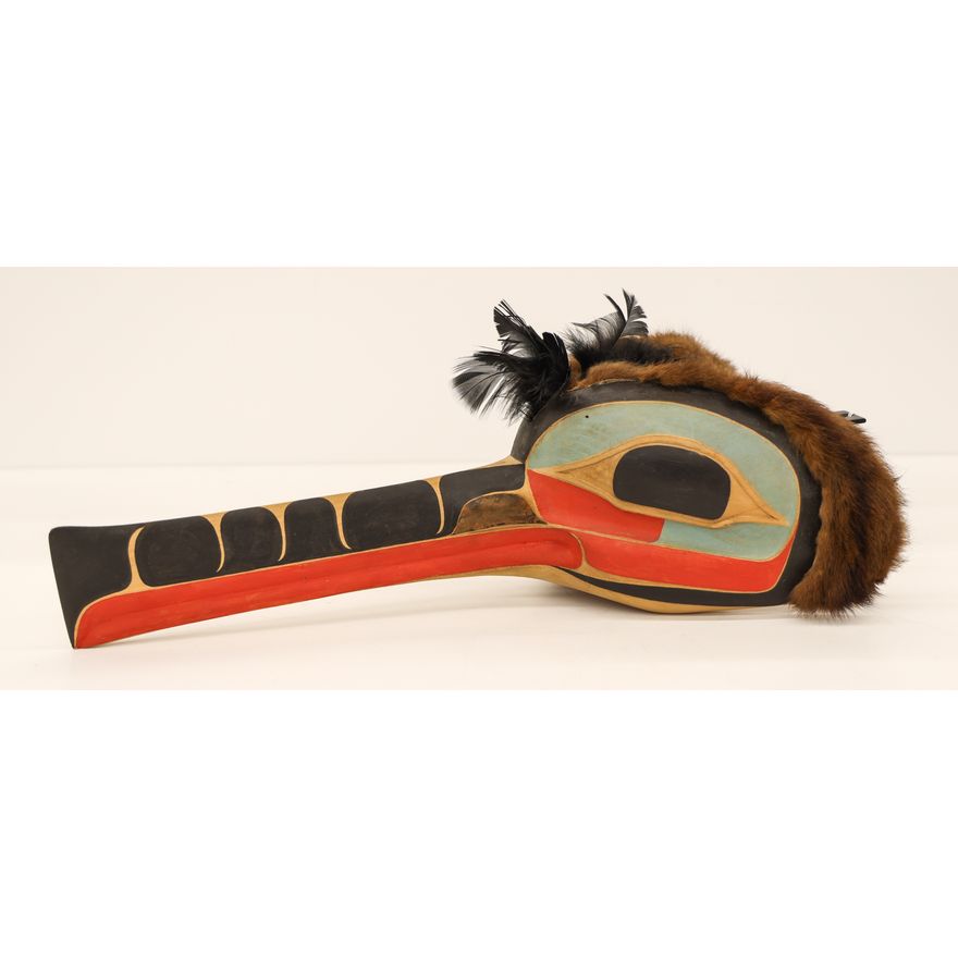 Duane Pasco ''Mosquito Mask'' 1973 Painted Cedar Mask