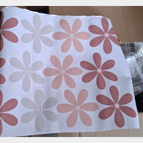 Multi Coloured Heart PVC Height Chart and Wall Stickers Combo |