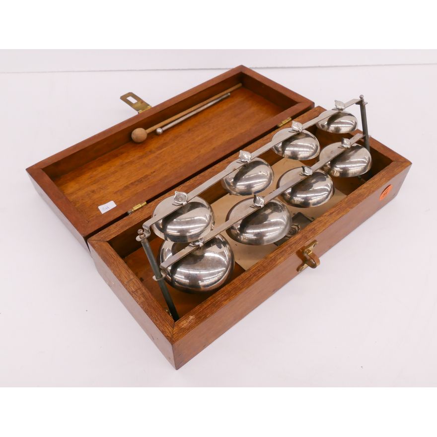 Antique Bell Chime Set in Case- 12''