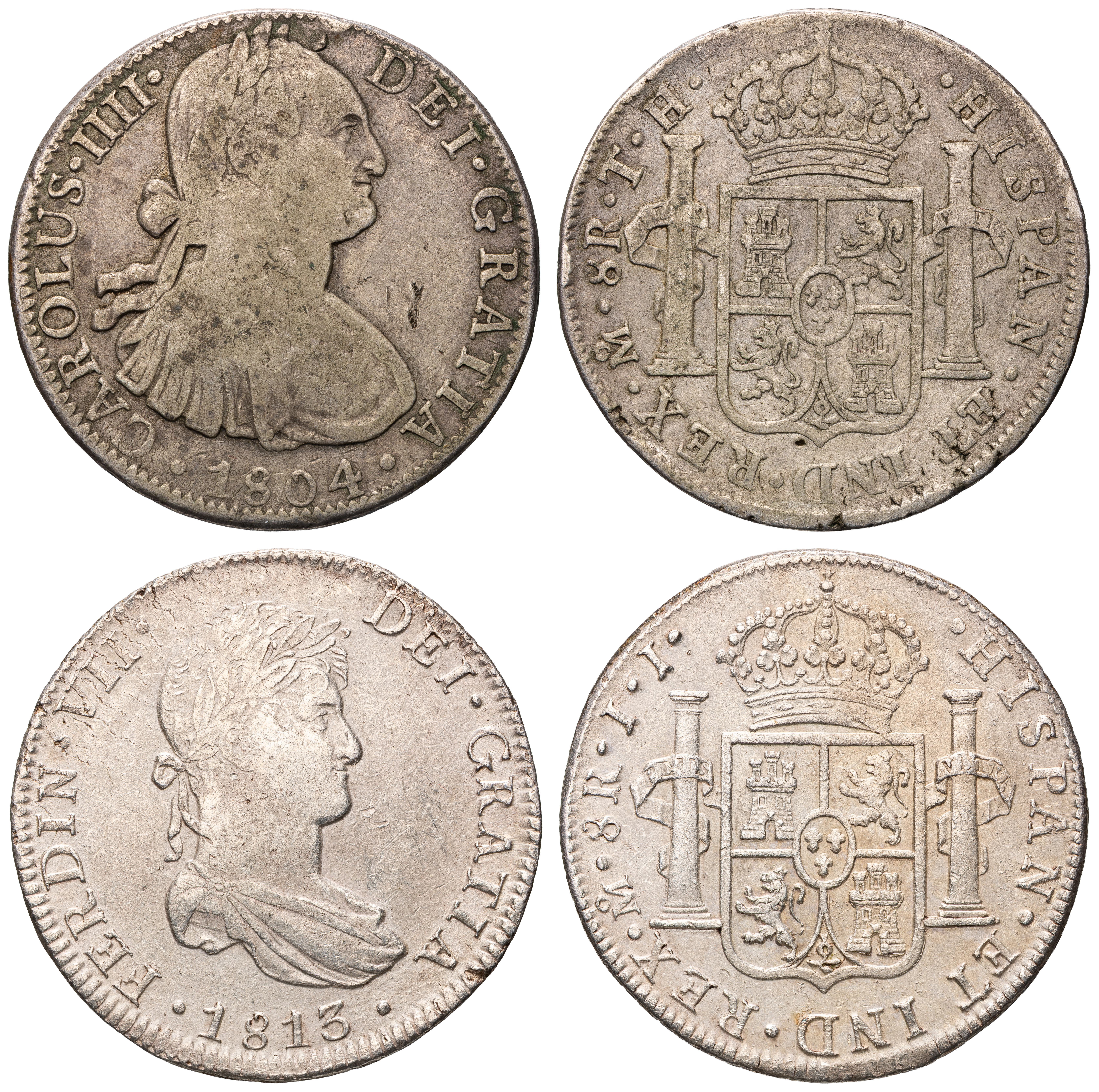 Mexico, Eight Reales, 1804 - 1813, Fine