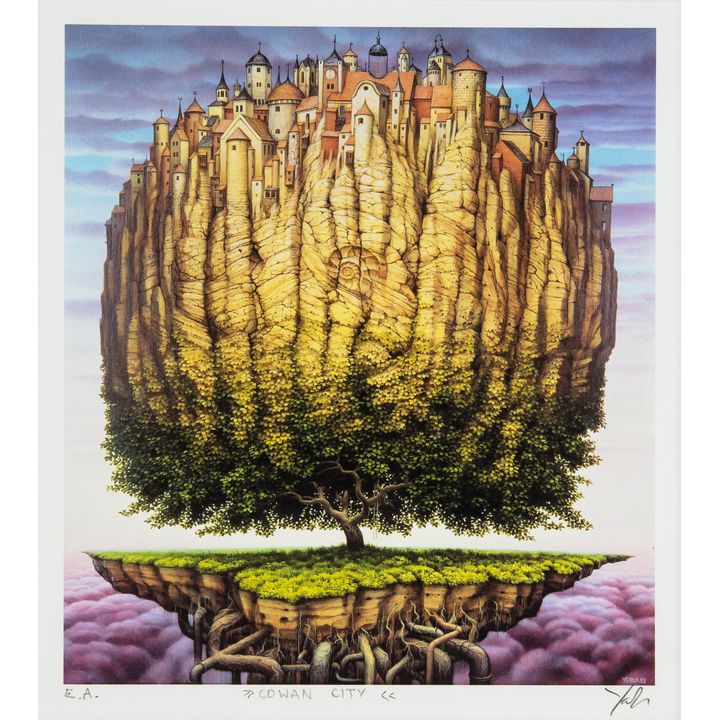 Jacek Yerka | Cowan City, 1993