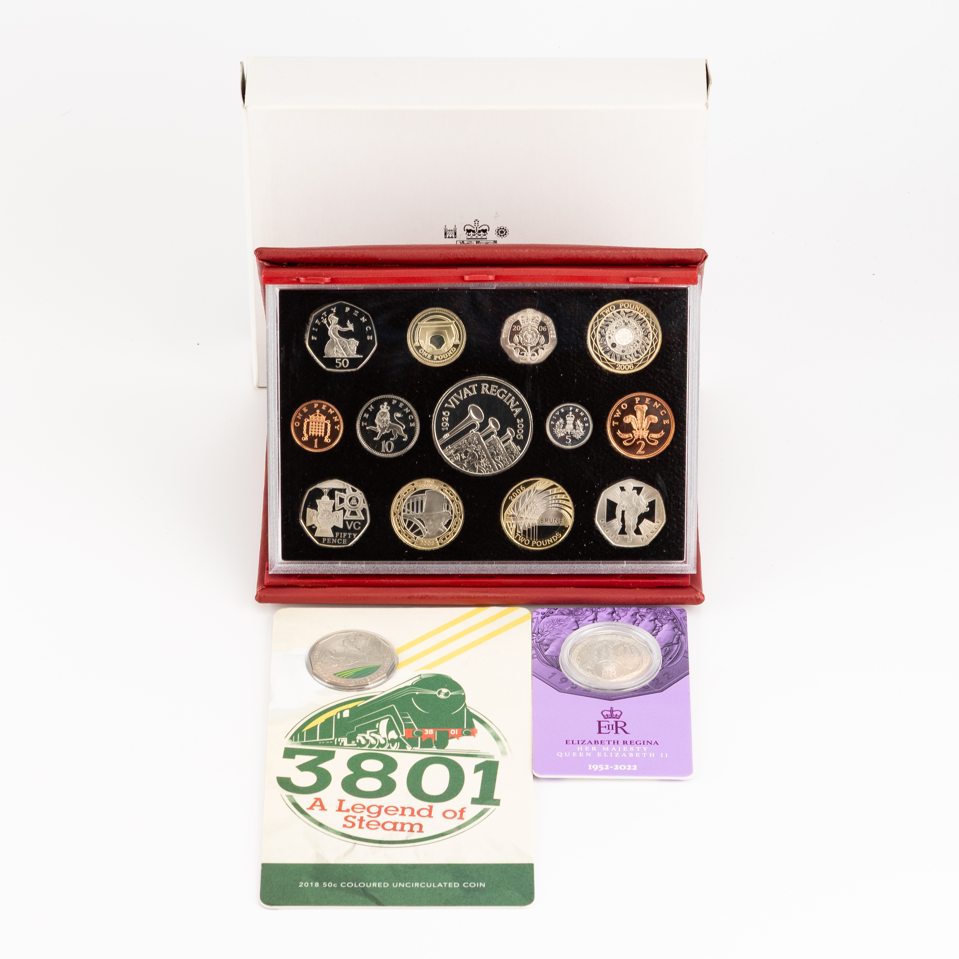 Elizabeth II, RAM - 3801 A Legend of Steam & QEII Platinum Jubilee, Fifty Cents, 2018 - 2022, UNC