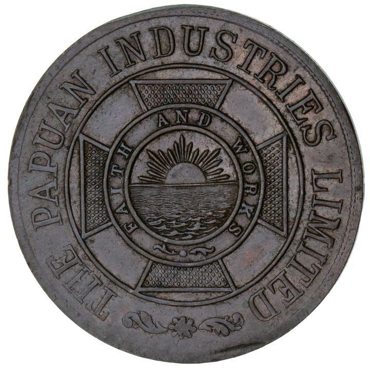 Papua New Guinea, Penny Token, 1905, EF