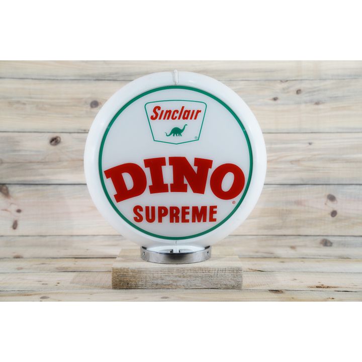 Sinclair Dino Supreme Gas Globe & 13.5" Lenses TAC 9