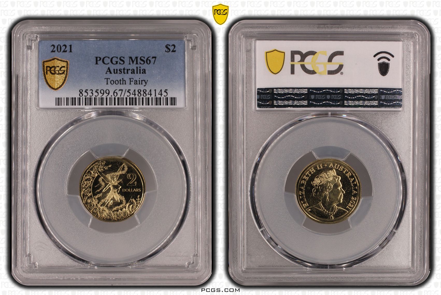Tooth Fairy, Two Dollar, 2021, PCGS MS67
