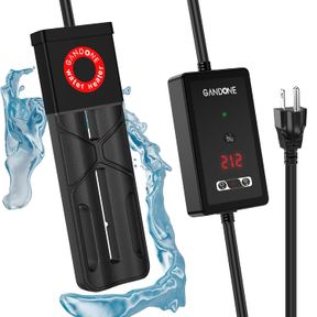 PORTABLE SPA WATER HEATERS, HOT TUB IMMERSION WATER HEATER CAST ALUMINUM SUBMERGIBLE MIT TEMPERATURE SENSOR AND DIGITAL DISPLAY FO