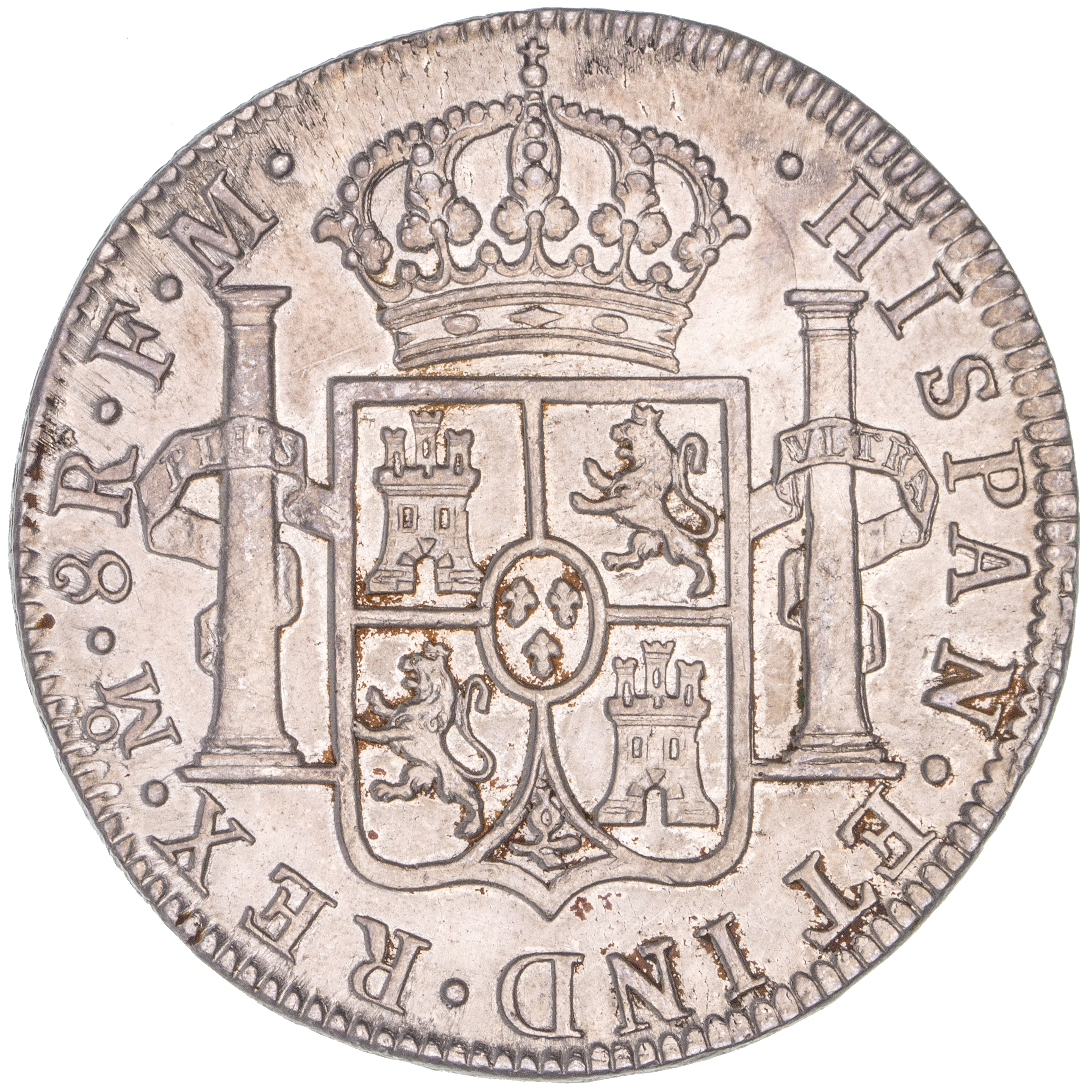 Mexico, Charles III, Eight Reales, 1786-FM, VF