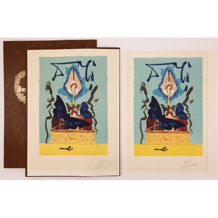 Salvador Dali ''The Resurrection'' (Pair) 1979 Lithograph