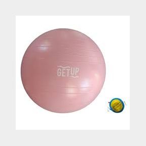 GetUp Anti-Burst Yoga Ball with Foot Pump - Various Colours - Pink - 65 cm-51714/1099