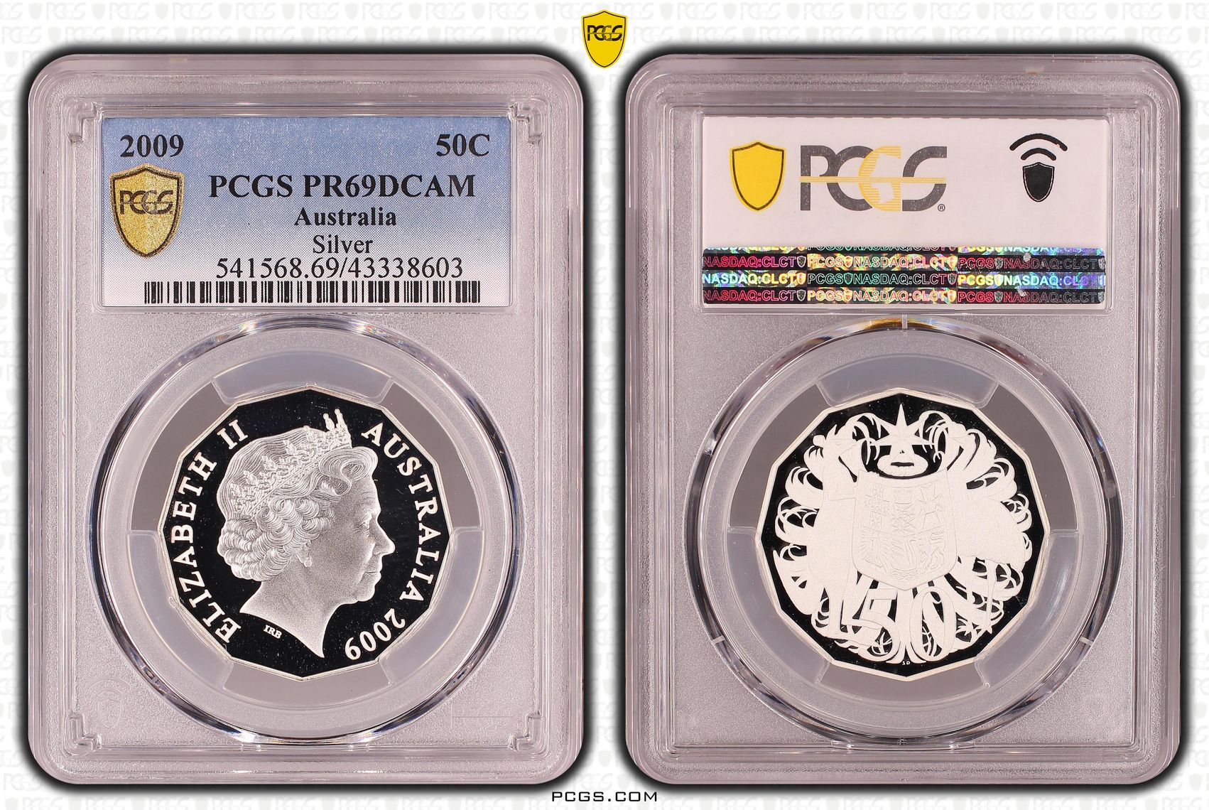 Silver, Fifty Cent, 2009, PCGS PR69DCAM