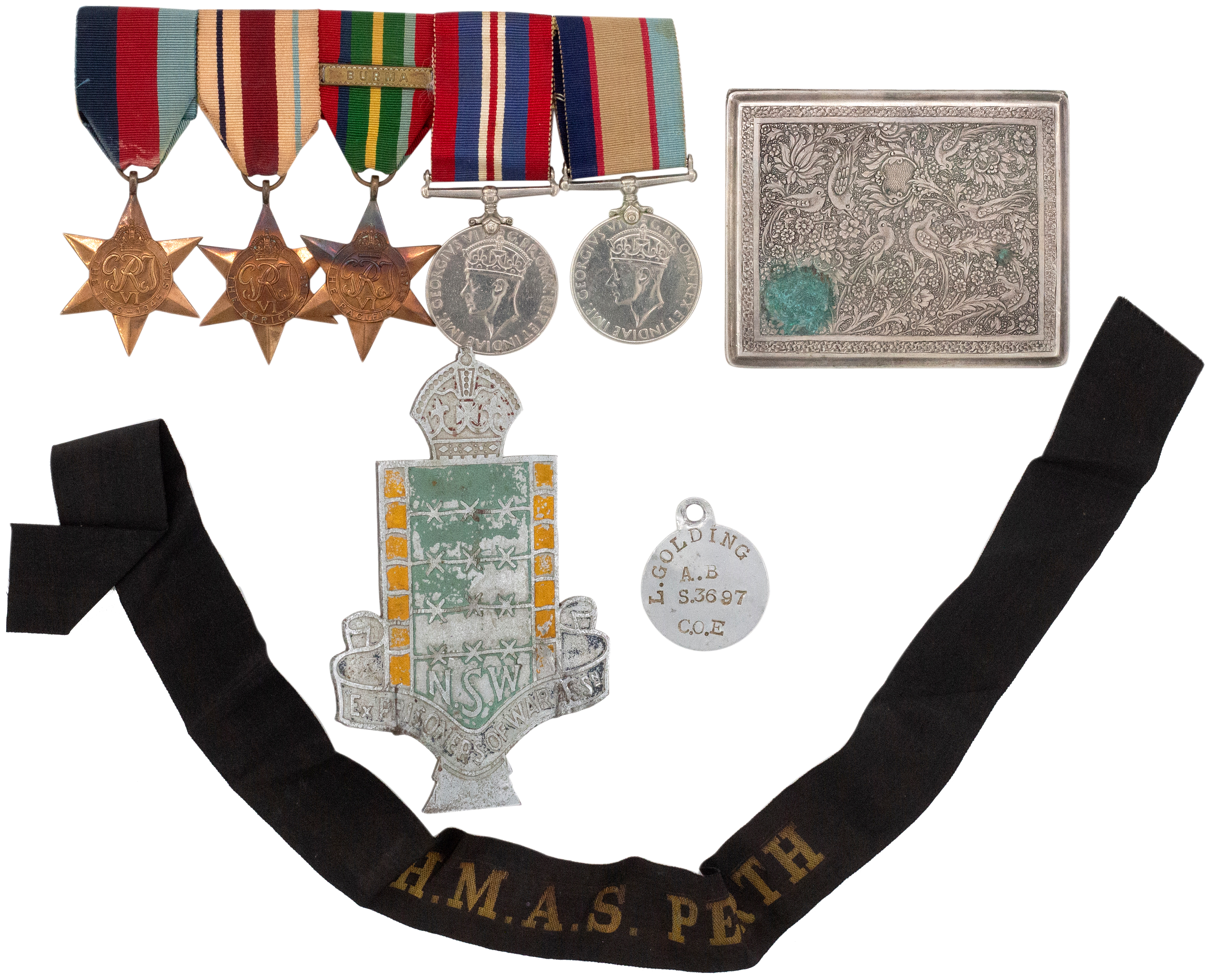 HMAS Perth, Battle of Sunda Strait POW, 1939 - 1945, aEF