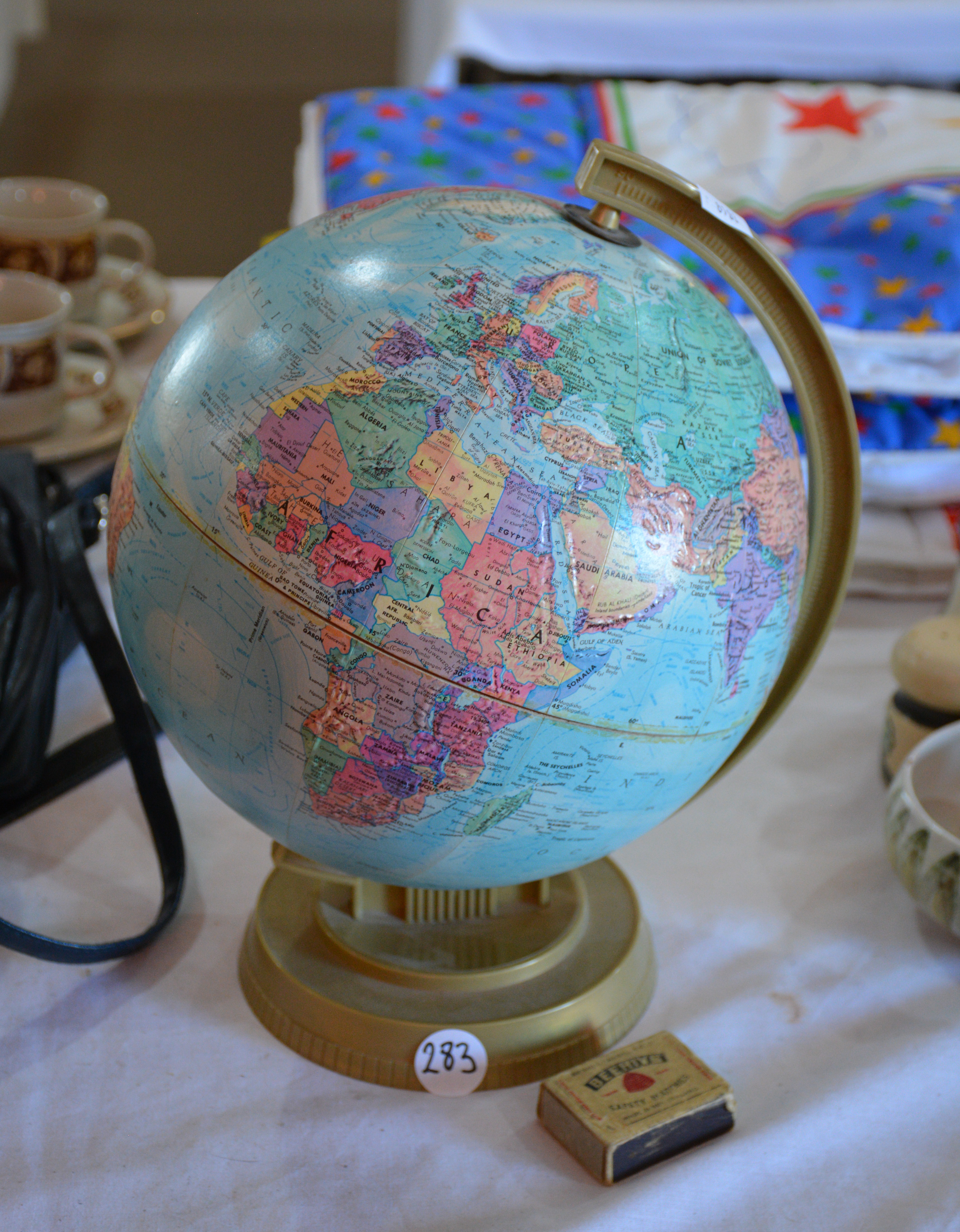 Vintage World Globe — sold at auction in New Zealand for $60