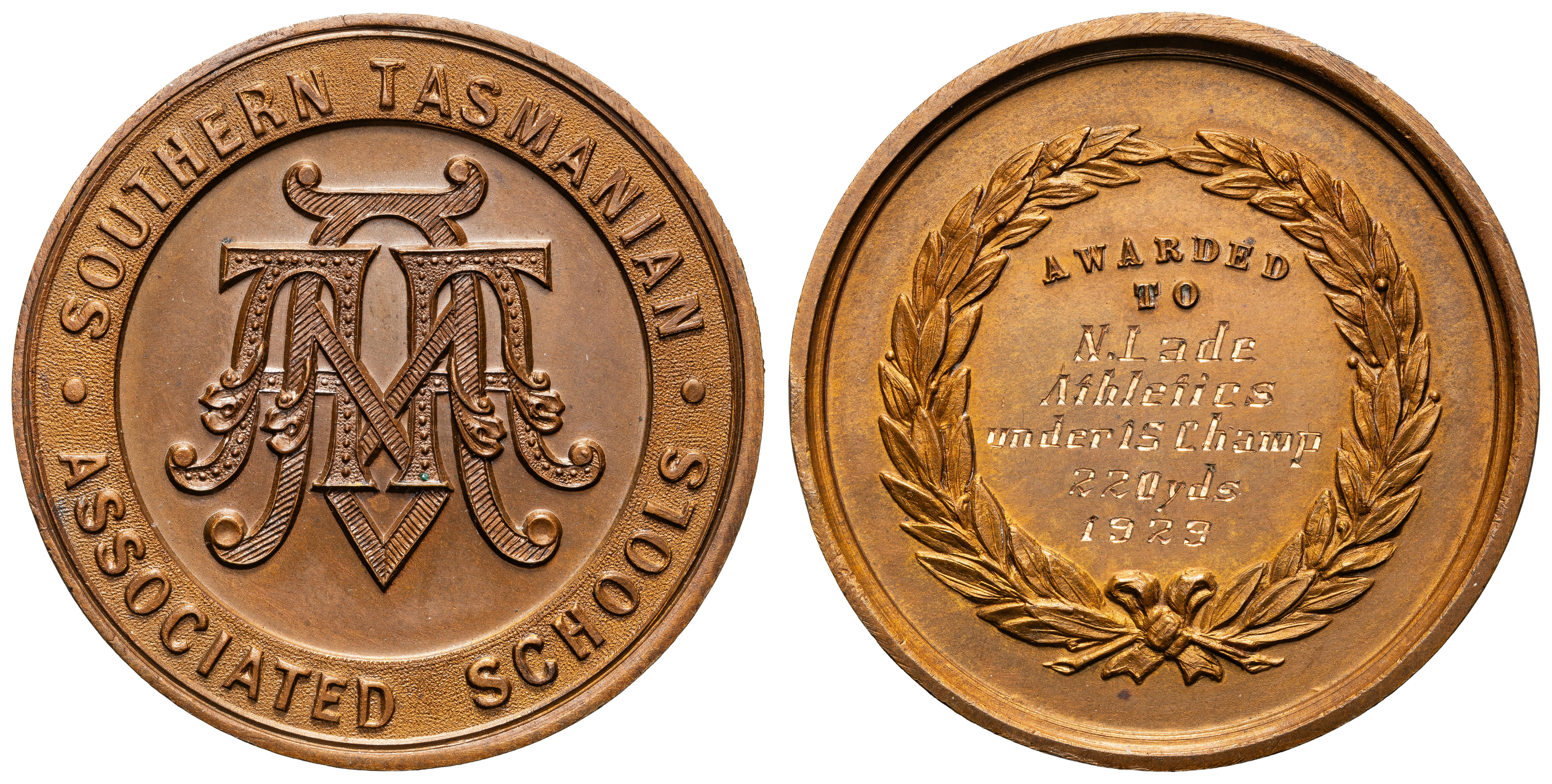 Southern Tasmanian Associated Schools, 1929, gEF