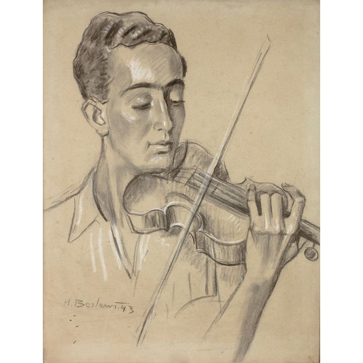 Henryk Berlewi | Skrzypek, 1943 r.